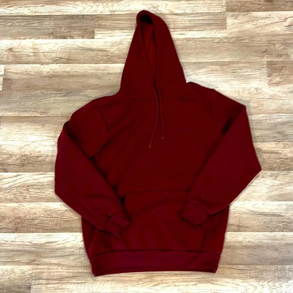 Forever 21 Maroon Hoodie, size S, unisex - Picture 1 of 4